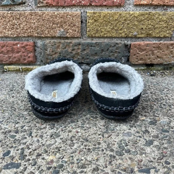 SOREL Kids Moccasins Mules Size 12 Slip on Shoes Slippers Wool Black - Picture 3 of 10